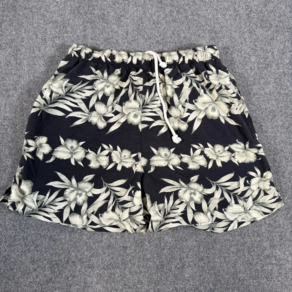 Tommy Bahama Swim Trunks Men's Large Mesh‎ Lined Tropical Beach Shorts Hawaiian